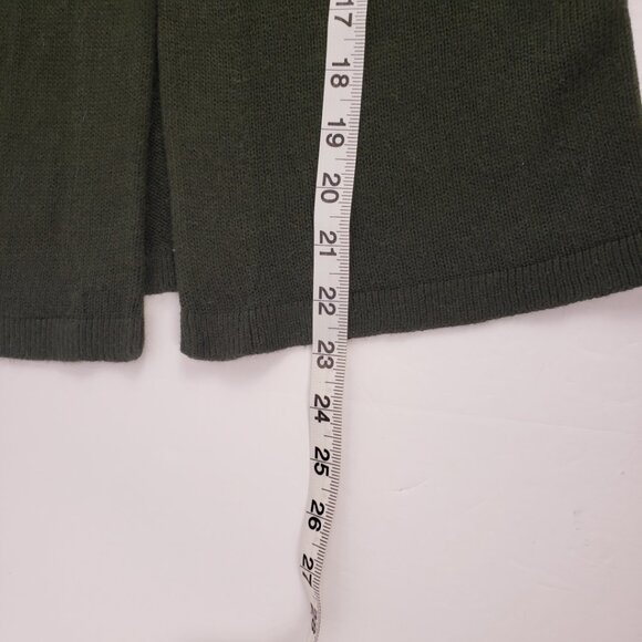 Ann Taylor Petite XSP Green Cardigan Sweater Womens Button Down 3/4 Sleeve - Picture 9 of 13